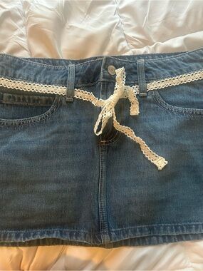 Hollister Denim Mini Skirt